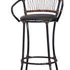 Banqueta Em Ferro Até 100 Kg Cancun Argila/marrom