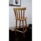 Banqueta Em Madeira Maciça Milena  Natural