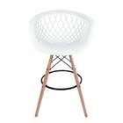 Banqueta Em Madeira Web-empório  - Branco