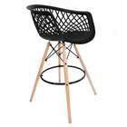 Banqueta Em Madeira Web-empório  - Preto