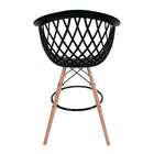 Banqueta Em Madeira Web-empório  - Preto