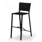 Banqueta Encosto Fibra Ubatuba Preto