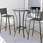 Banqueta Encosto Fibra Ubatuba Preto