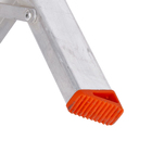 Banqueta Escada 3 Degraus Alumínio 0,62m 120kg Prata Botafogo