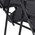 Banqueta Escada Aço Carbono 3 Degraus 0,72m 120kg Preto Anodilar