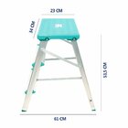 Banqueta Escada Doméstica 3 Degraus Alumínio Gibafér