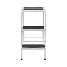 Banqueta Escada Metalmix - Branca