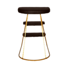 Banqueta Escada Milão - Preto/facto Azul