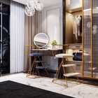 Banqueta Escada Paris - Preto/pelucia Preto