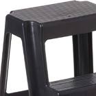 Banqueta Escada Resina Preta Antares