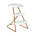 Banqueta Escada Rio - Preto/facto Azul