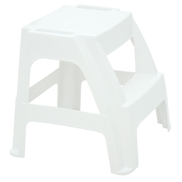 Banqueta Escada Tramontina Paiva Em Polipropileno Branco