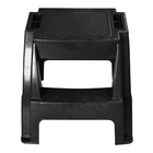 Banqueta Escada Tramontina Paiva Em Polipropileno Preto