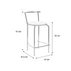 Banqueta Estela Branca