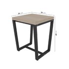 Banqueta Estilo Industrial Concept Cabecasa Madeiraoriginals