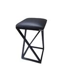 Banqueta Estilo Industrial Em Ferro Preto