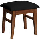 Banqueta Estofada  Pés Em Madeira Maciça Ideal Para Quarto -