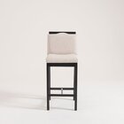 Banqueta Estofada Madeira Maciça Dani