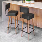 Banqueta Eva Courino Preto - Sallar Home