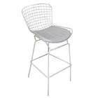 Banqueta Figueres Bertoia Branca