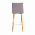 Banqueta Fixa Fitz Cinza