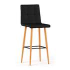 Banqueta Fixa Fitz Preta