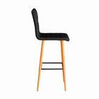 Banqueta Fixa Fitz Preta