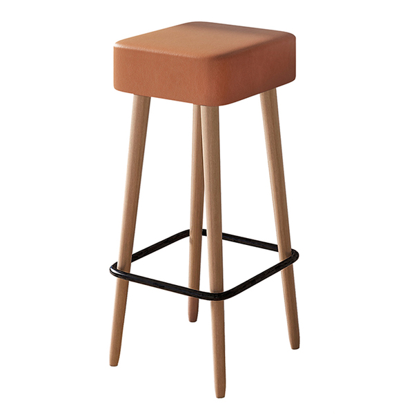 Banqueta Flora Courino Caramelo - Sallar Home