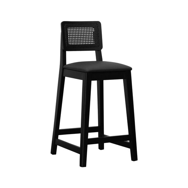 Banqueta Gabi 68cm Altura Madeira Maciça Encosto Telinha Asse