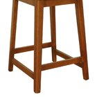 Banqueta Gabi Com 68cm Altura Madeira Maciça Encosto Telinha