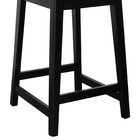 Banqueta Gabi Com 68cm Altura Madeira Maciça Encosto Telinha