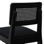 Banqueta Gabi Com 68cm Altura Madeira Maciça Encosto Telinha