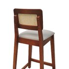 Banqueta Gabi Encosto Anatômico C/ Telinha Sextavada E Assent