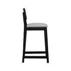 Banqueta Gabi Madeira Maciça Encosto Anatômico C/ Telinha E A