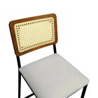 Banqueta Gabi Metal Com 68cm Altura Encosto Telinha Assento E