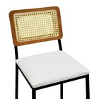 Banqueta Gabi Metal Com 68cm Altura Encosto Telinha Assento E