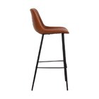 Banqueta Gênova   Marrom Mogno