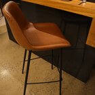 Banqueta Gênova   Marrom Mogno