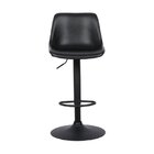 Banqueta Gênova Base Disco Móveis Banquetas Preto