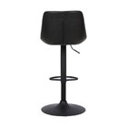 Banqueta Gênova Base Disco Móveis Banquetas Preto