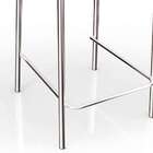 Banqueta Genova Bege E Cromada