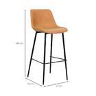 Banqueta Gênova I Caramelo