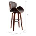 Banqueta Giratória Almereon Marrom
