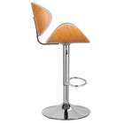 Banqueta Giratória Amsterdam Branca E Mel