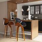 Banqueta Giratória Apeldoorn Preta