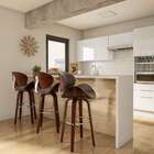 Banqueta Giratória Arnhem Marrom