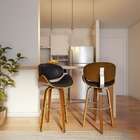 Banqueta Giratória Arnhem Preta