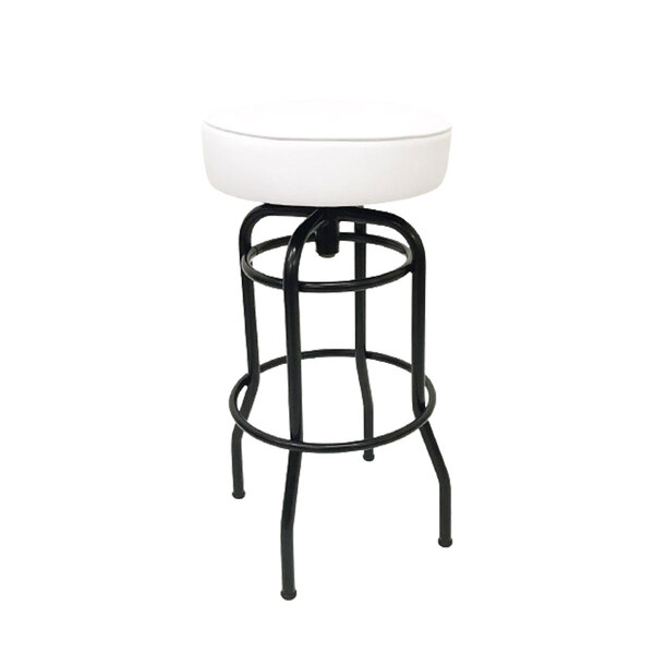 Banqueta Giratória Bar Para Bancada Média Altura 65cm Cor Pre