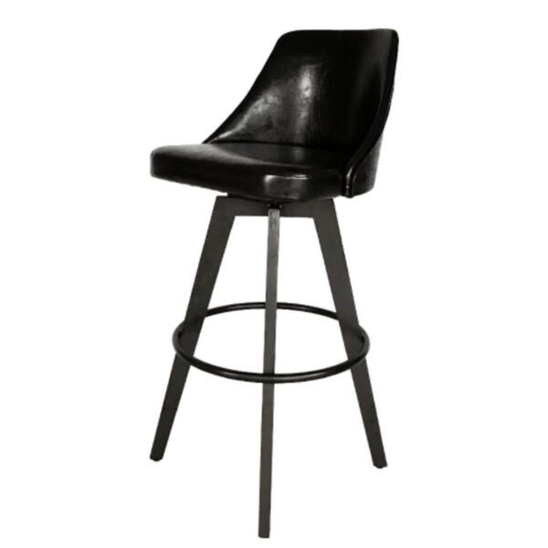 Banqueta Giratória Bárbara Rivatti Assento Em Poliuretano (pu