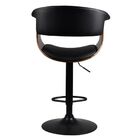 Banqueta Giratória Betim Rivatti Preta Base Disco Preta